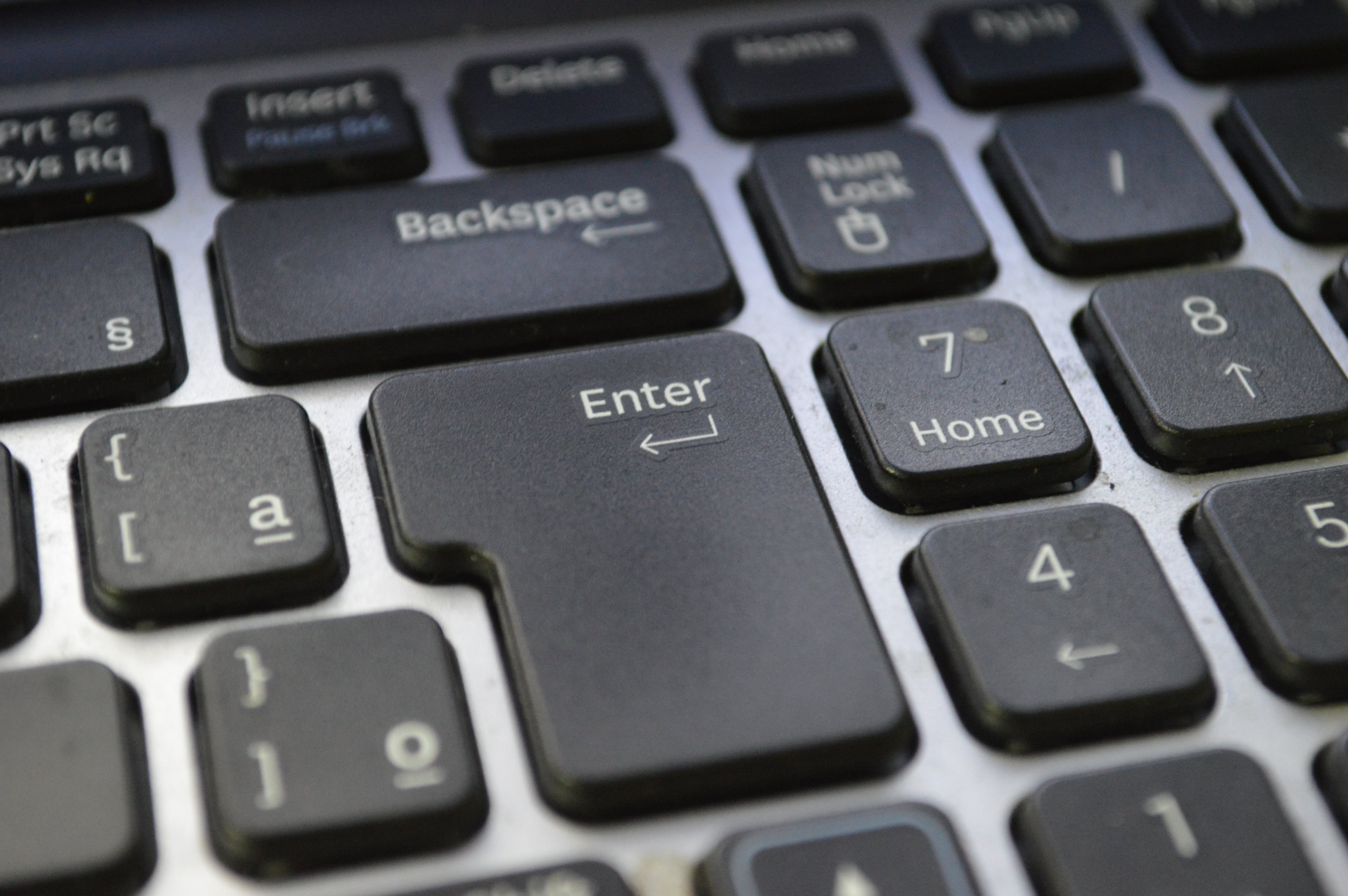 Image of an Enter key on a keyboard for a blog about the Best Day to Post a Blog.